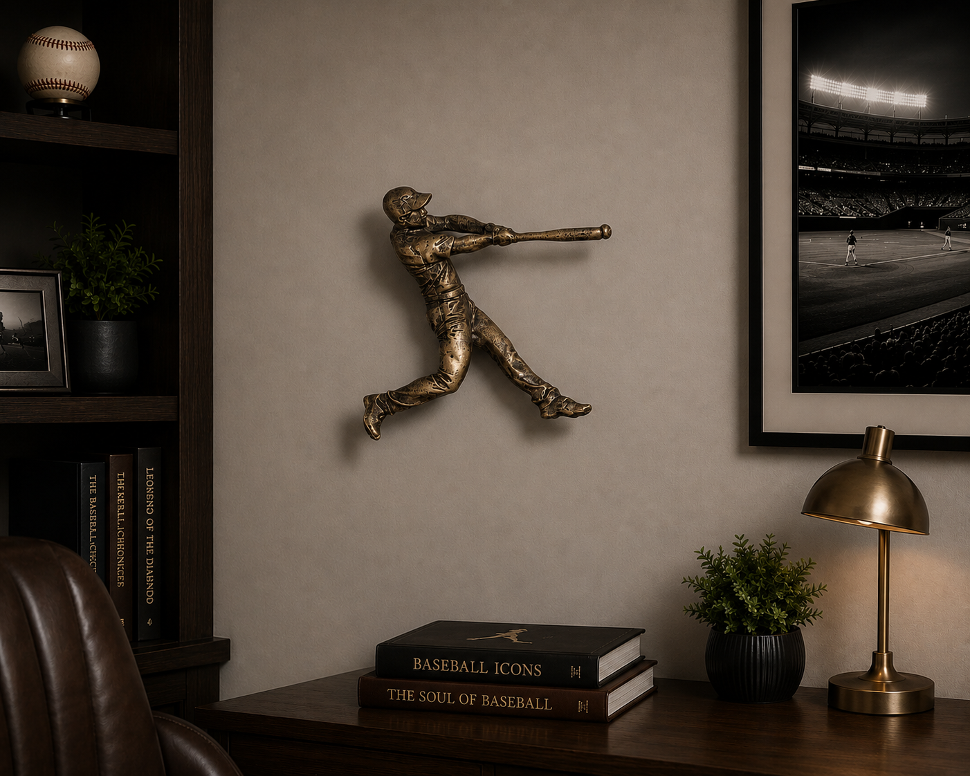 THE BATTER - WALL MOUNTED