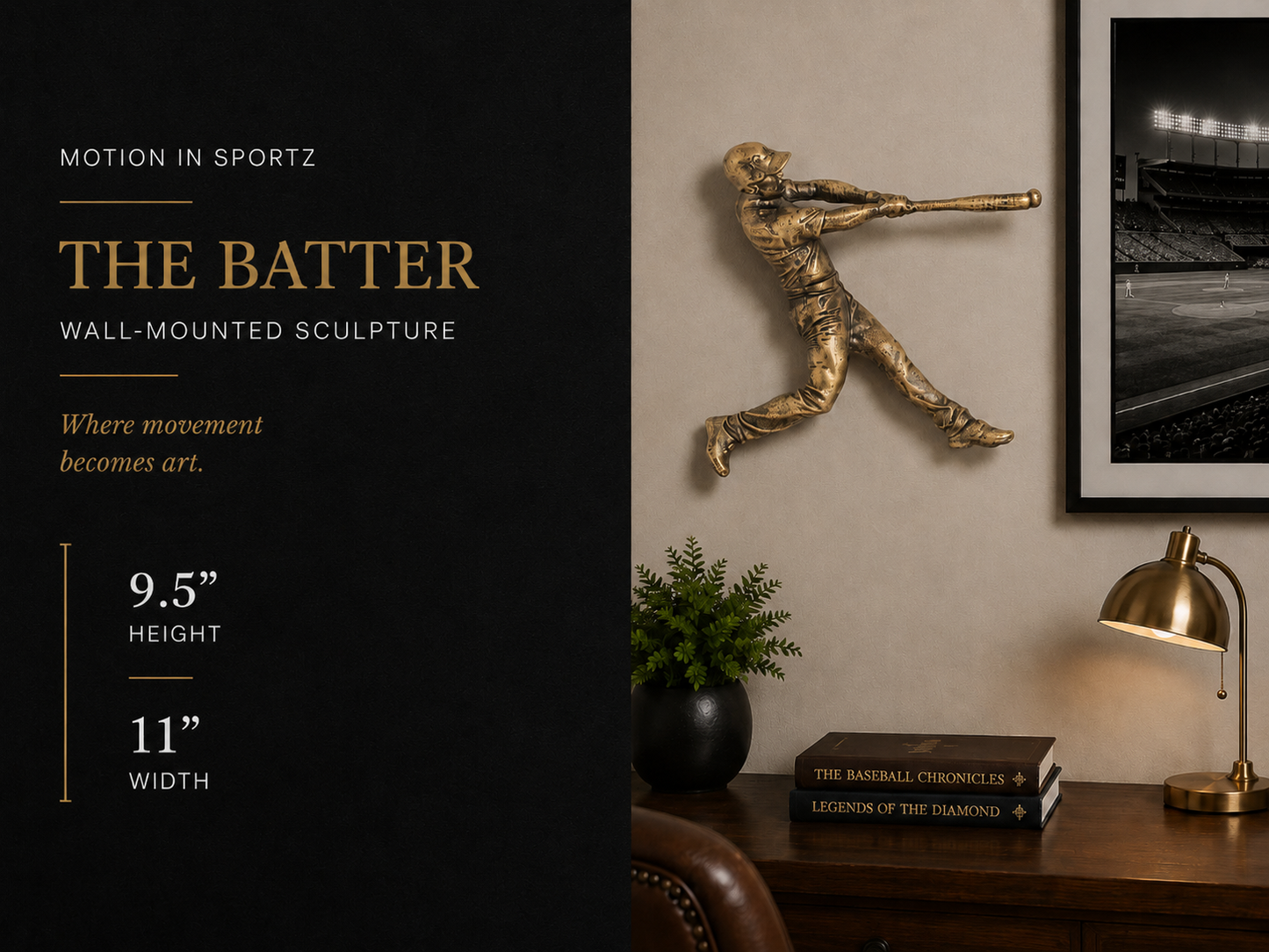 THE BATTER - WALL MOUNTED