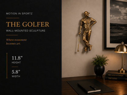 THE GOLFER - WALL MOUNTED
