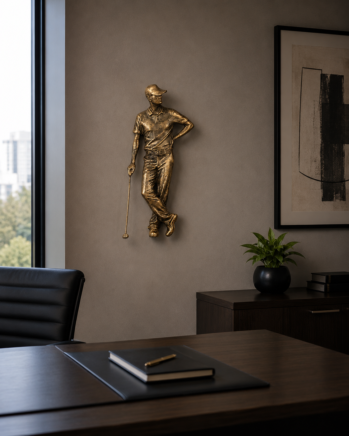 THE GOLFER - WALL MOUNTED